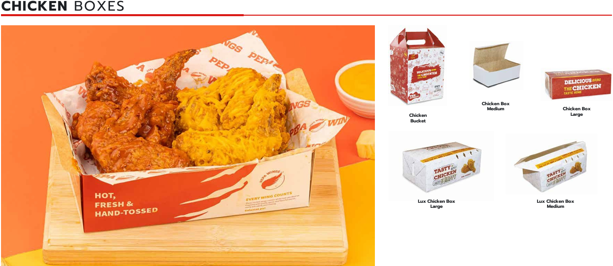 chicken boxes
